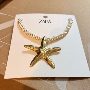 Zara Gold Starfish Necklace